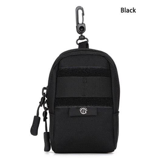 Pochette Tactique POFET – Fixation Sur Sangle De Sac à Dos, 17x8x2.6 Cm, Oxford Imperméable, Pour Téléphone Jusqu'à 6.3''