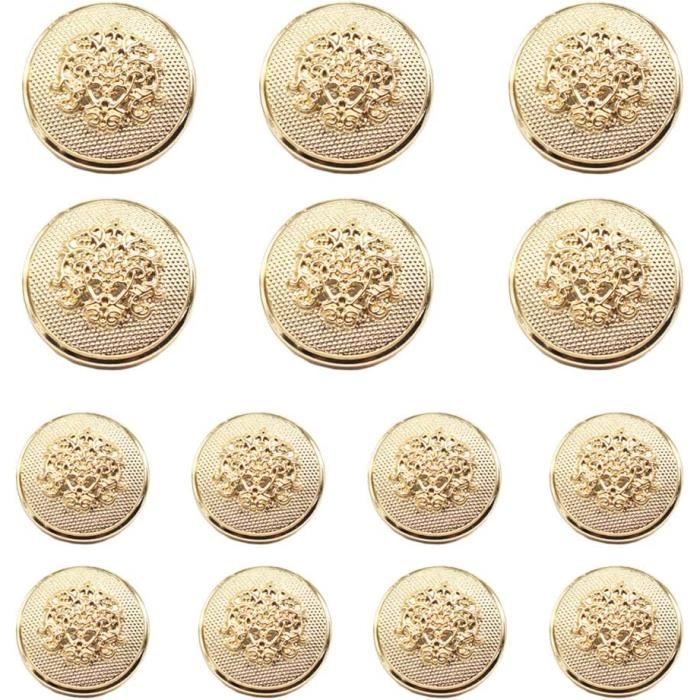 14 pi?�ces M?�tal Boutons Dor?� 20mm 15mm pour Blazers Costumes Manteaux (MB20080)[A59] - Cdiscount 