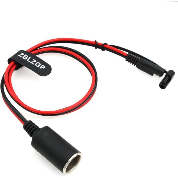 Chauffage Usb Voiture Cble USB Vers Allume-cigare 90 YANBORONSN -  Adaptateur 5V/2A Vers 12V/8W 1,2m Convertisseur Tension Voiture