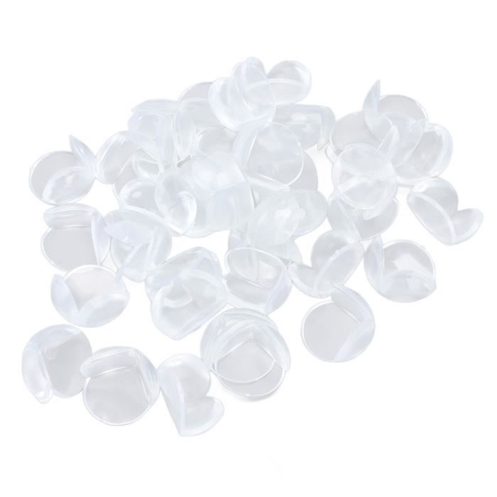 Lot De 30 Protège-coins De Table Transparents Pour Bébé - En PVC Souple Et Non Toxique - Faciles à Coller - Sécurité Enfants - 14