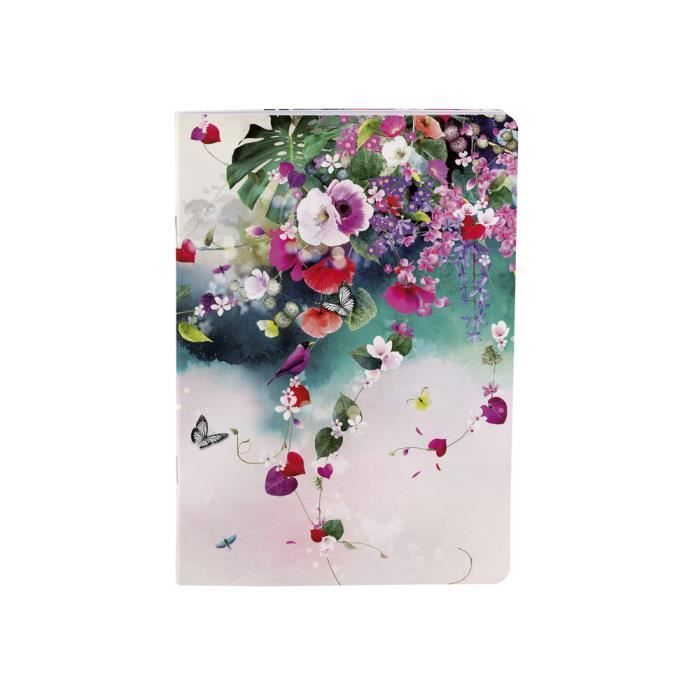 Cahier Spirales A5-120 pages Les Cakes de Bertrand Coiffe Fleurie