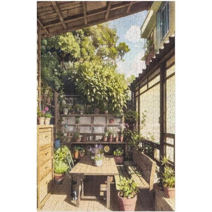 Puzzles 1000 Pi?�ces Puzzle Style Japonais Pour Adultes Et Adolescents Puzzles Sur Planche De 