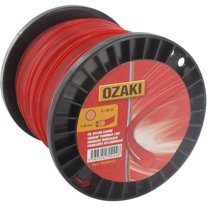 Bobine fil nylon rond OZAKI - Longueur: 80m, Ø: 2,70mm