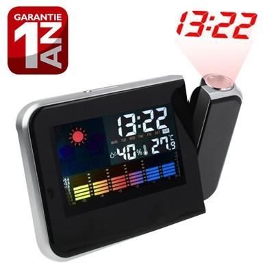 Projection numérique réveil avec Affichage LCD Thermomètre Calendrier Humidité