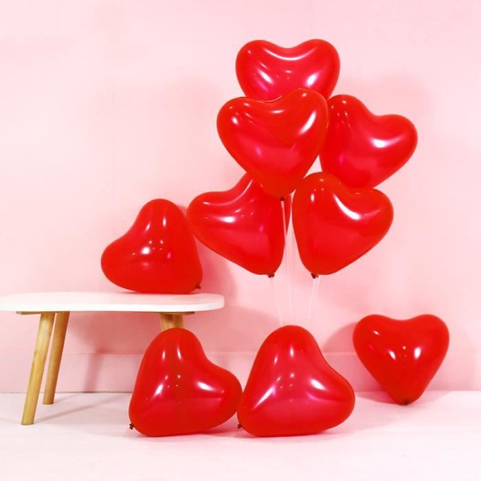Rouge 100 Pieces En Forme De Coeur Romantique Air Ballons Joyeux Anniversaire Fete Helium Ballon Decorations Cdiscount Maison Rouge 100 Pieces En Forme De Coeur Romantique Air Ballons Joyeux Anniversaire Fete Helium Ballon Decorations Cdiscount Maison