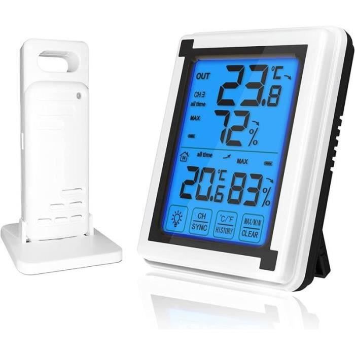 Thermomètre, baromètre, pluviomètre, station météo