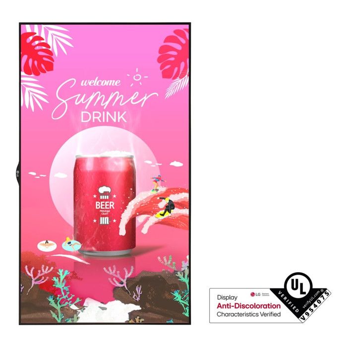 LG 55XS4P visualizzatore di messaggi Pannello piatto per segnaletica digitale 139 7 cm 55 LED 4000 cdm² Full HD Nero WebOS 247 - vue 7