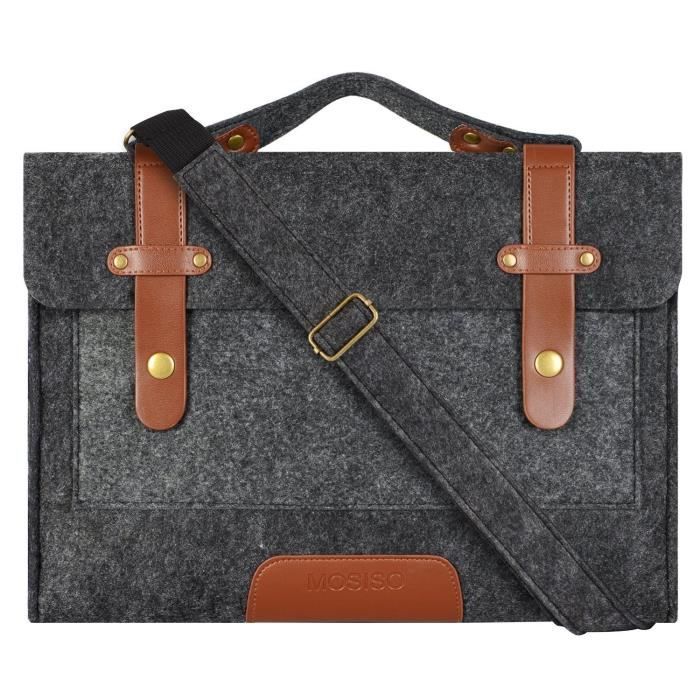 Mosiso Sacoche Femme Ordinateur 17 Pouces Housse Ordinateur