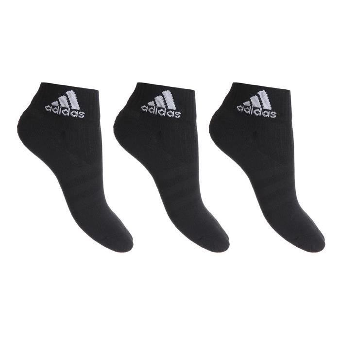ADIDAS Lot de 3 paires de chaussettes 3S PER AN HC 3P - Mixte - Noir Noir -  Cdiscount Sport