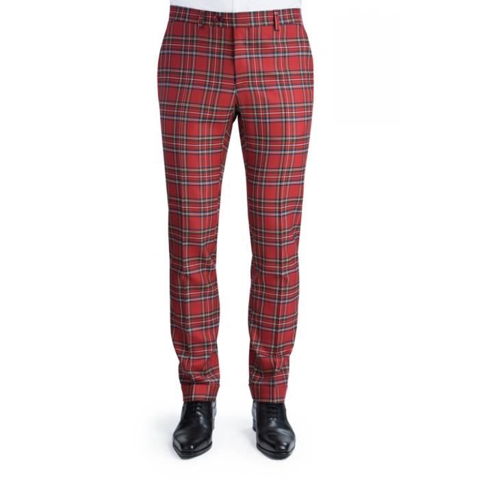 pantalon homme ecossais