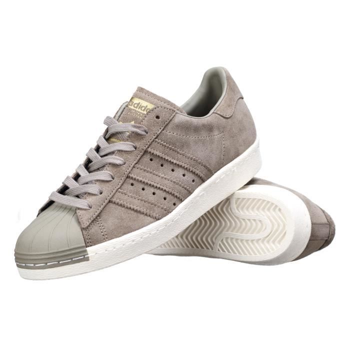 superstar metal toe homme brun