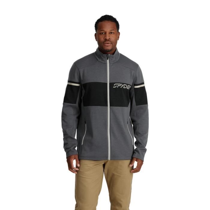 Veste polaire Spyder Speed Homme Gris Polar Ski Respirant Montagne Polar Cdiscount Sport