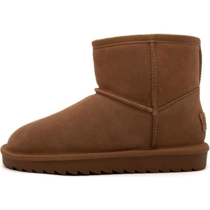 Bottes en daim pour femme Colors of California Marron