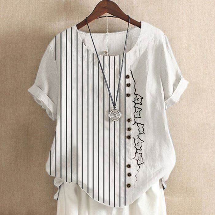 Blouse Femme Élégant Mode Casual Vêtements Confortable Chics Doux Haut