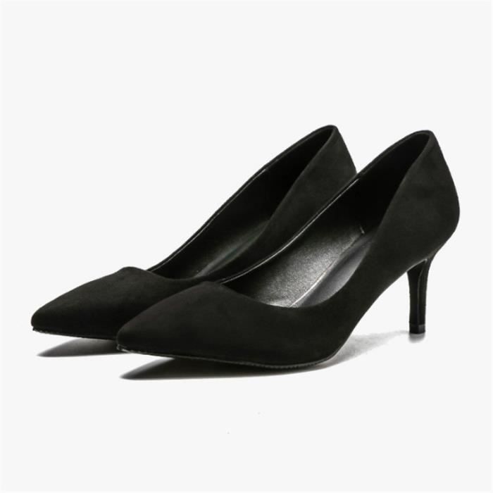 Escarpin Femme Europe et Amerique Simplicite mode Pointu 6 cm Talons hauts Noir LC Achat Vente Escarpin Femme Europe et Amerique Simplicite mode Pointu 6 cm Talons hauts Noir LC pas cher Cdiscount