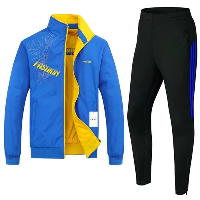 Survêtement Homme 2 Pièces MoFiz - Ensemble Jogging Capuche Sweat Et Pantalon Décontracté Sport
