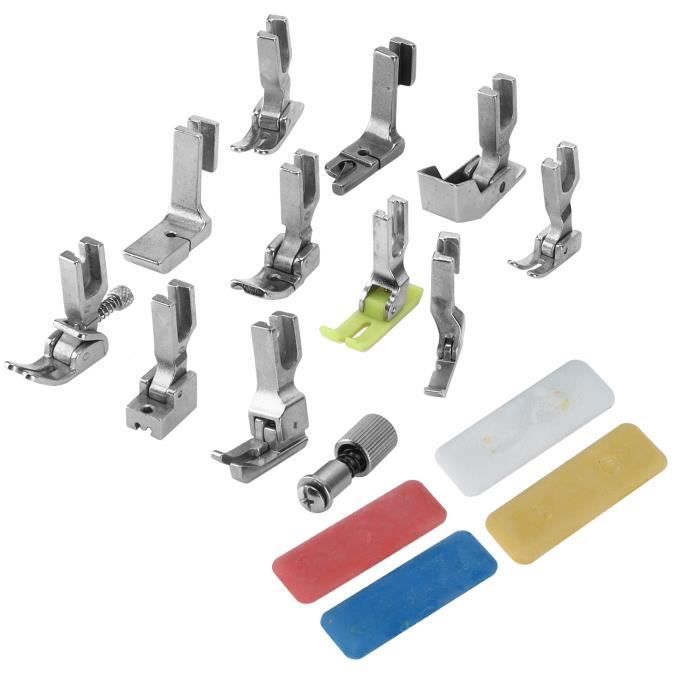 FIKLOTA Pied Presseur à Fermeture éclair Pour Machines à Coudre