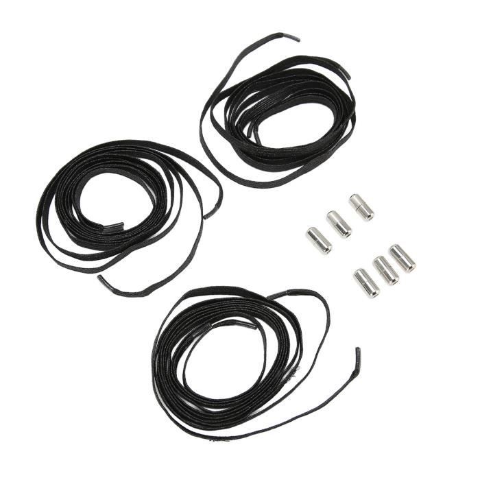 Lacets élastiques Avec Boucle En Métal Strass à Verrouillage