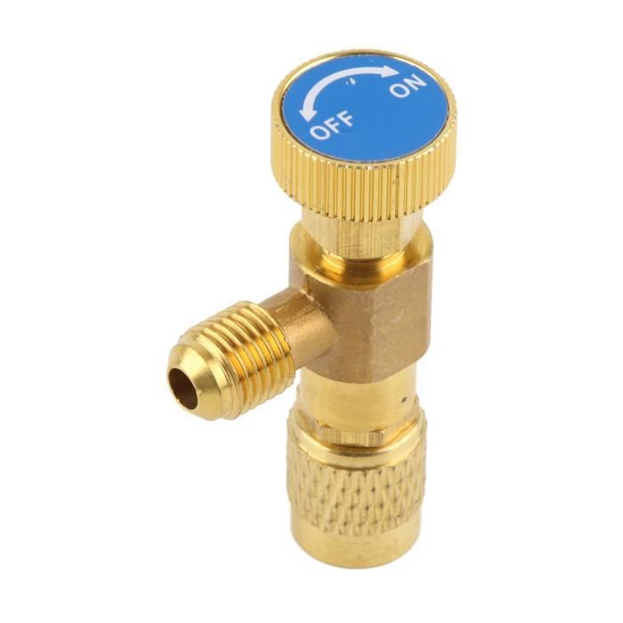 Kit De 2 Vannes De Réfrigérant R410A/R22 1/4 - Adaptateur De Remplissage Sécurisé Pour Climatisation Kit Professionnel Pour Recharge Kit De 2 Vannes De Réfrigérant R410A/R22 1/4 - Adaptateur De Remplissage Sécurisé Pour Climatisation Kit Professionnel Pour Recharge