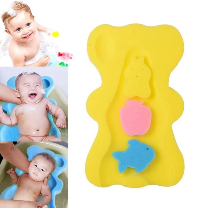 Tapis de bain bebe Eponge ours QQMORA Bleu Bebe 12 6 18 9 1 77 pouces Cdiscount Puericulture Eveil bebe
