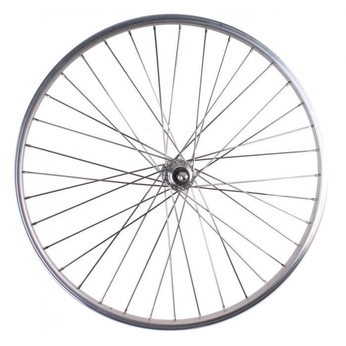 Roue Avant Vélo Wheel Master 24 X 2,125 - Acier Boulonné Argent