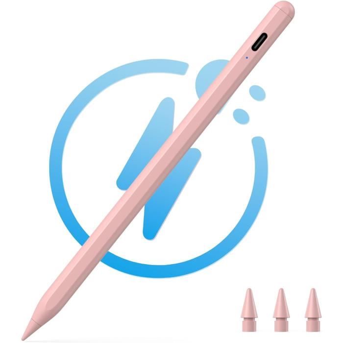Stylet IPad 2e Génération - Détection D'inclinaison, Rejet De Paume, Aimanté, Compatible 2018-2020