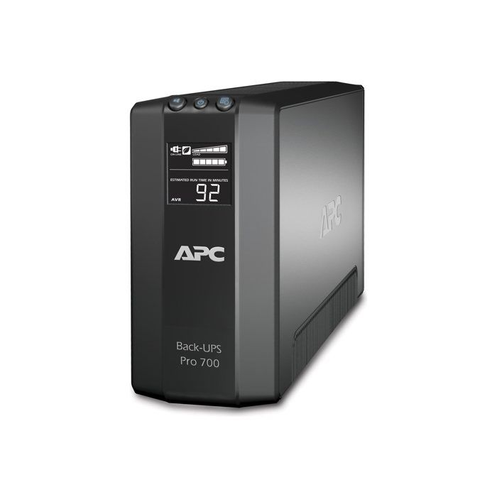 APC Onduleur ligne interactive by Schneider Electric Back-UPS BR700G – 700 VA/450 W – Tour – 110 V AC Entrée
