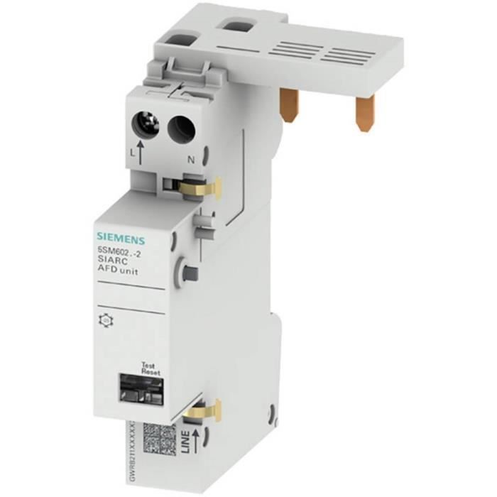 Disjoncteur contre lincendie Siemens 5SM6021 2 2 pôles 230 V 1 pc