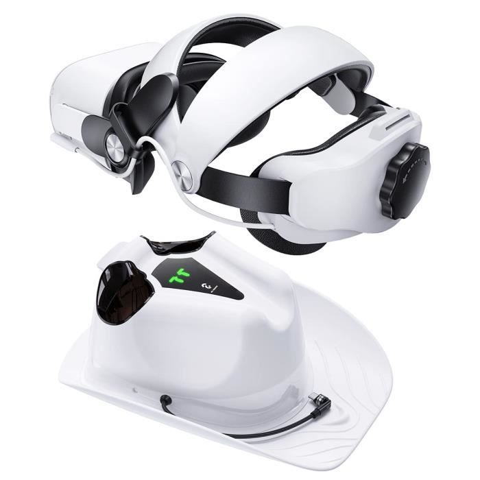 Casque Meta Quest 2 (128 Go) Avec Sangle Elite – Occasion Bon État – VR Autonome