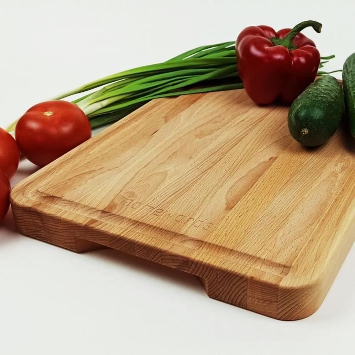 ZWILLING Beuken snijplank keukenplank snijplank houten plank 35 x 25 x 2 cm, beuken, Eén maat, Sterren en strepen