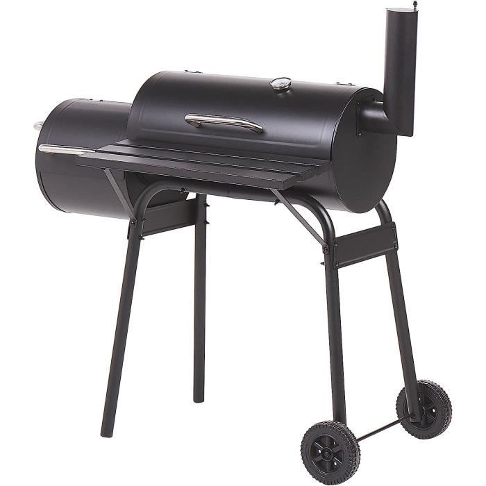 Ehskzjh Barbecue Électrique Sur Pied Avec Couvercle Et Pied, Thermomètre Réglable Et Bac