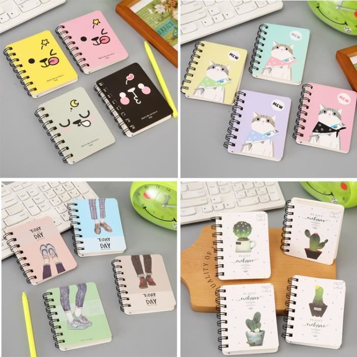 12 Bloc Note D Ecole Fournitures De Bureau Cahier A Spirale 80 Pages Din Carnets Notebooks Journal Diary Enregistrer Des Reunions Cdiscount Beaux Arts Et Loisirs Creatifs