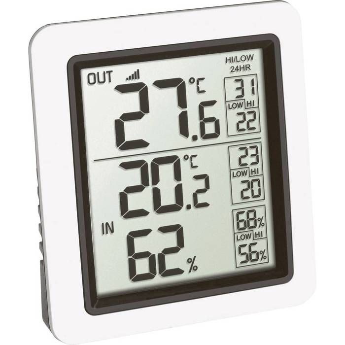 TFA Dostmann Funk-Thermometer INFO Thermomètre radiopiloté 30.3065.02