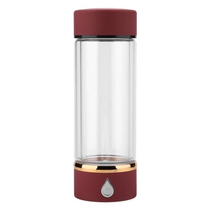 Bouteille D'eau Hydrogène Générateur 460 Ml - Silber - Portable Avec Tube D'absorption USB