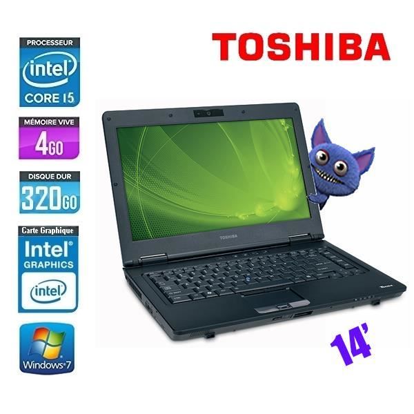  PC Portable TOSHIBA TECRA M11-12U CORE I5 M520 2.4GHZ 4GO 320GO pas cher