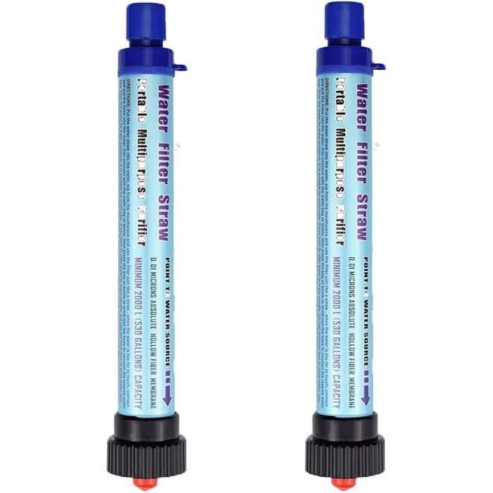 Paille filtre à eau personnelle Lifestraw Peak Series