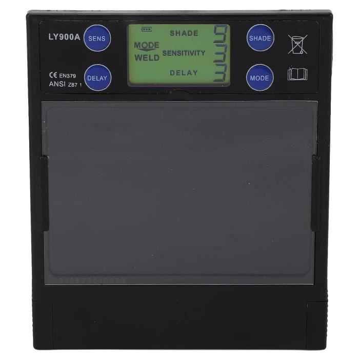 Lentille De Casque De Soudage Automatique TX550E - 110x90mm, Degré D'assombrissement 1.5-10 - Protection Solaire Et Panneau Solaire