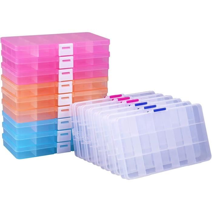 DOERDO Lot de 100 pochettes à bijoux transparentes en plastique anti