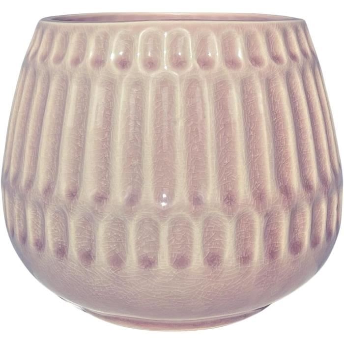 Pot De Fleur Pinecone Bloomingville - Céramique Craquelée Rose 9.5cm