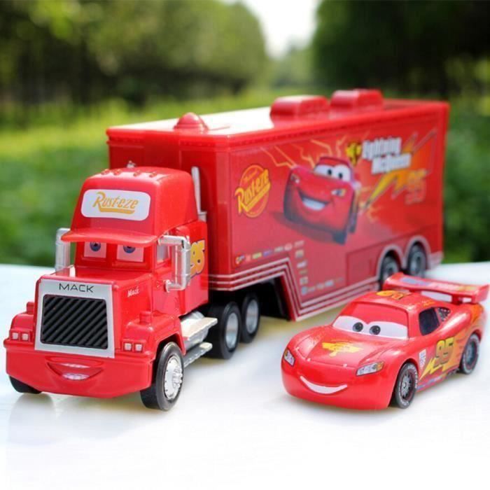 2 pièces Voitures Jouet Pixar Cars # 95 McQueen Et Mack Truck Model -  Cdiscount Jeux - Jouets