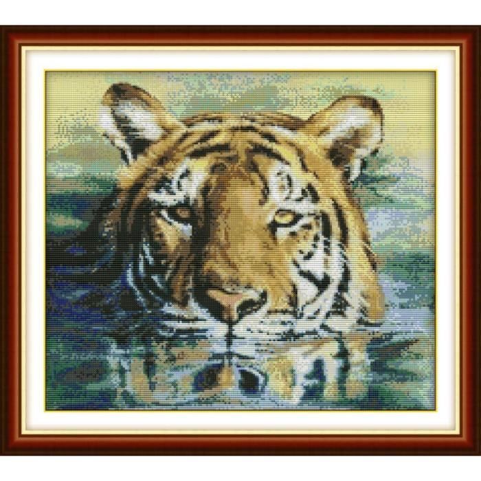 Toile Aida Soluble à L'Eau 14ct - 200cm X 22cm - Broderie Point De Croix Disparaît Après Lavage