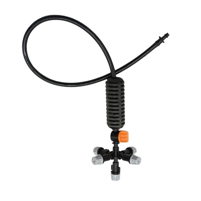 1 set Mist Nozzle PVC 5tête réglable système TUYAU BUSE TETE D'ARROSAGE ACCESSOIRE DE