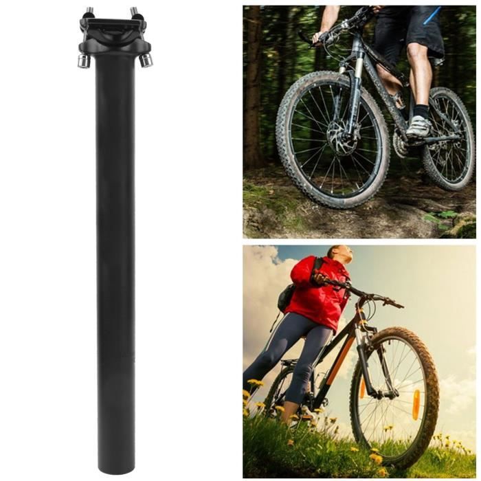 Tige De Selle Vélo Alliage Aluminium Noir, Uxcell, 28,6 Mm X 450 Mm, Neuve
