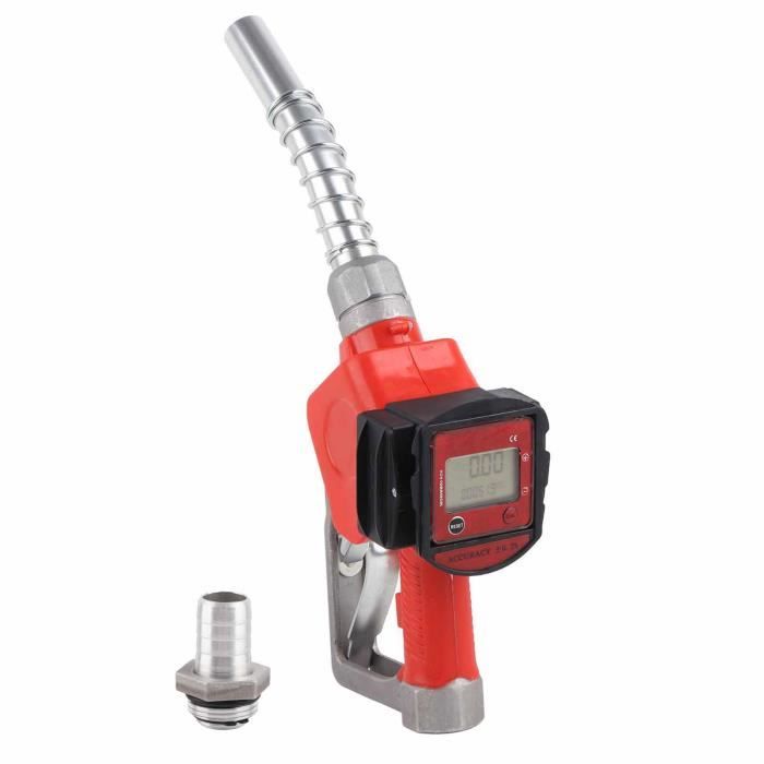 Pistolet Distributeur Carburant Diesel Avec Débitmètre Numérique KATSU - 60L/min 1 Pouce