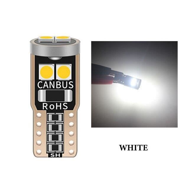 10 Ampoules LED T10 Pour Voiture – Super Lumineuses, Compatibles Canbus, Sans Erreur, Pour Plaque Et Coffre - 5