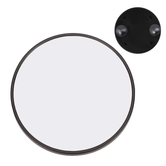 Miroir Grossissant éclairé X20, 3 Modes De Gradation, Miroir De De Gradation Miroir De Maquillage Rechargeable Avec Ventouse Et Support De Bureau Noir 98380704