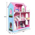 Maison De Poupée Pour Enfants, Maison De Poupée Naturelle Et Respec De Lenvironnement Sure Et Non Toxique Pour Les Am Amz B