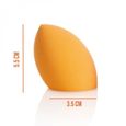 Éponge de maquillage pour fond de teint - Orange - Vivezen-1