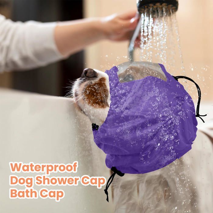 Cache-oreilles Pour Chien Et Chat - Néoprène Imperméable - Anti-anxiété, Bain, Toilettage - Taille M Gris