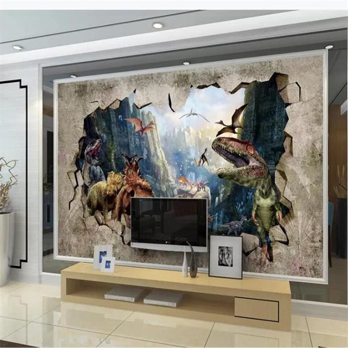 Taxpy Poster Geant Mural Papier peint 3D Meteor Moon Wallpaper, 352 * 250cm  Poster Geant Mural 3D Pour Salon Chambre Décoration Murale